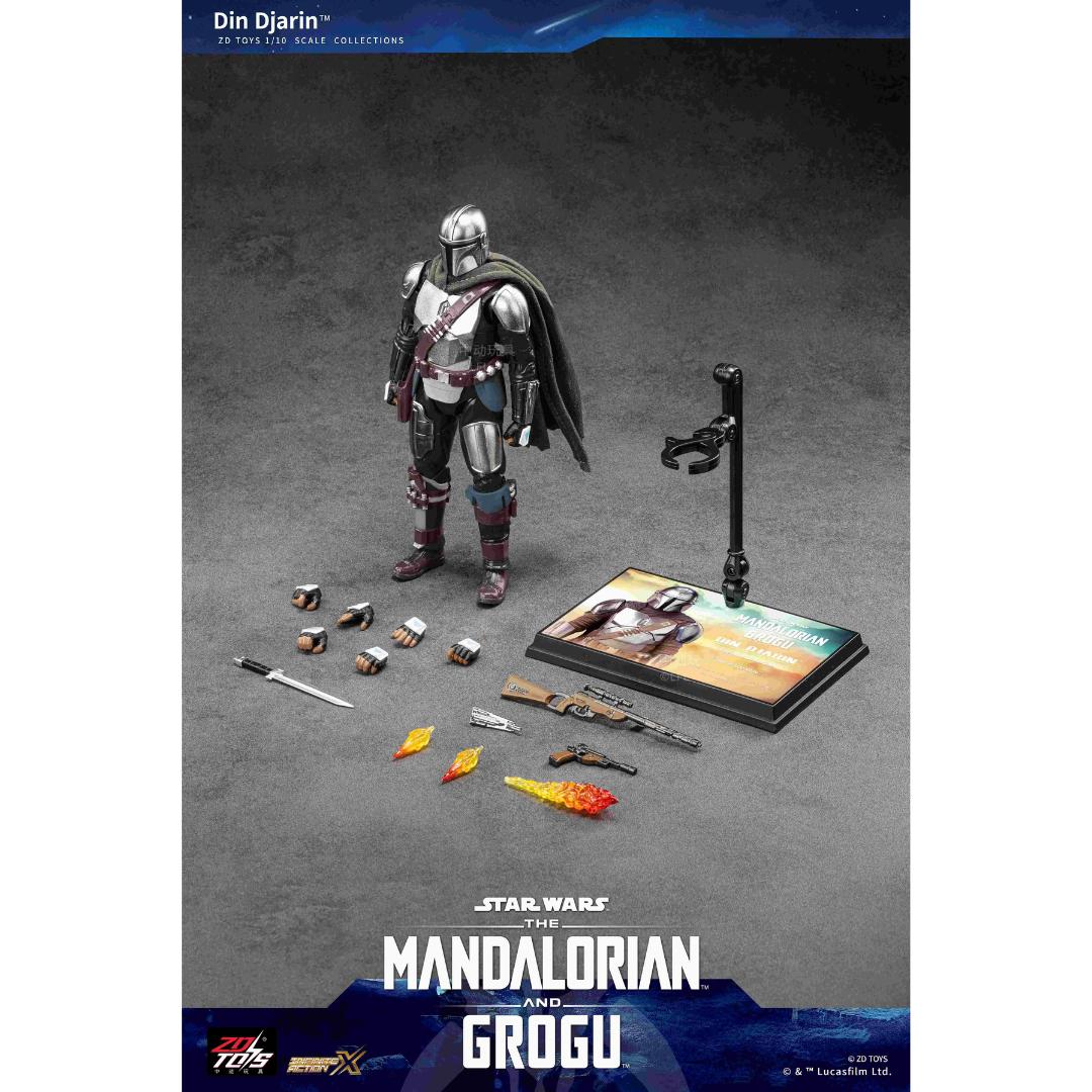 Hot Toys Star Wars: The Mandalorian 1/10 Scale Action Figure – Din Djarin Collectible Figure