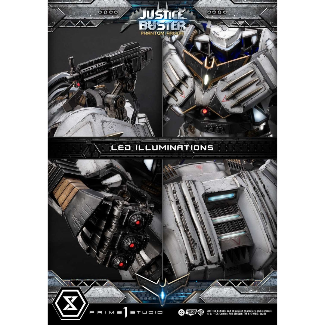 Justice League (Comics) Justice Buster: Phantom Armor Deluxe Statue By Prime1 Studios -Prime 1 Studio - India - www.superherotoystore.com