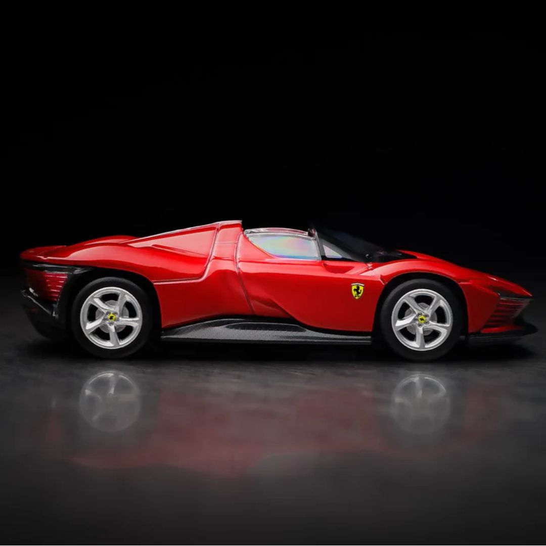 Red Race & Play Ferrari Daytona SP3 1:64 Scale Die-Cast Car By Bburago