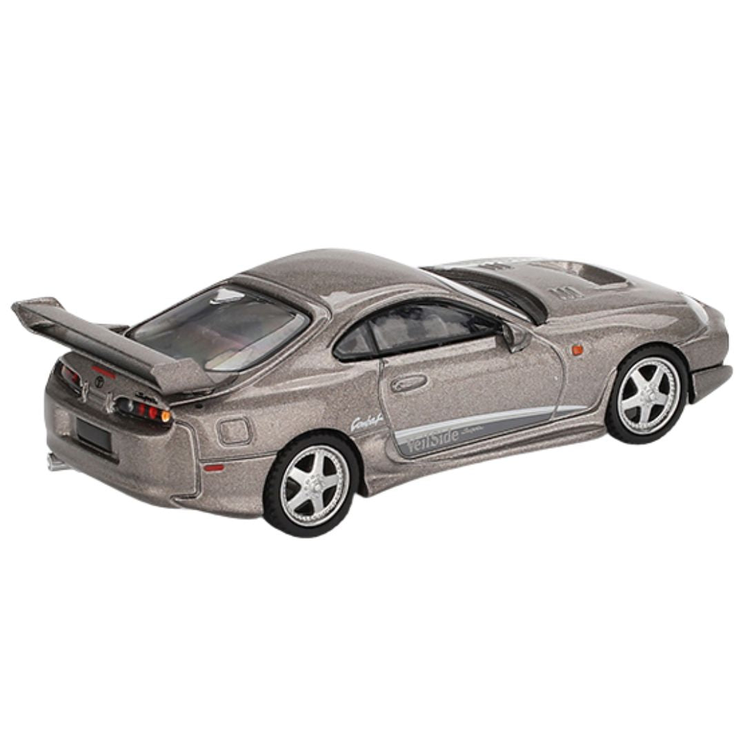 Grey Toyota Supra Veilside Combat V-11 1:64 Scale Die-Cast Car by Mini GT -Mini GT - India - www.superherotoystore.com