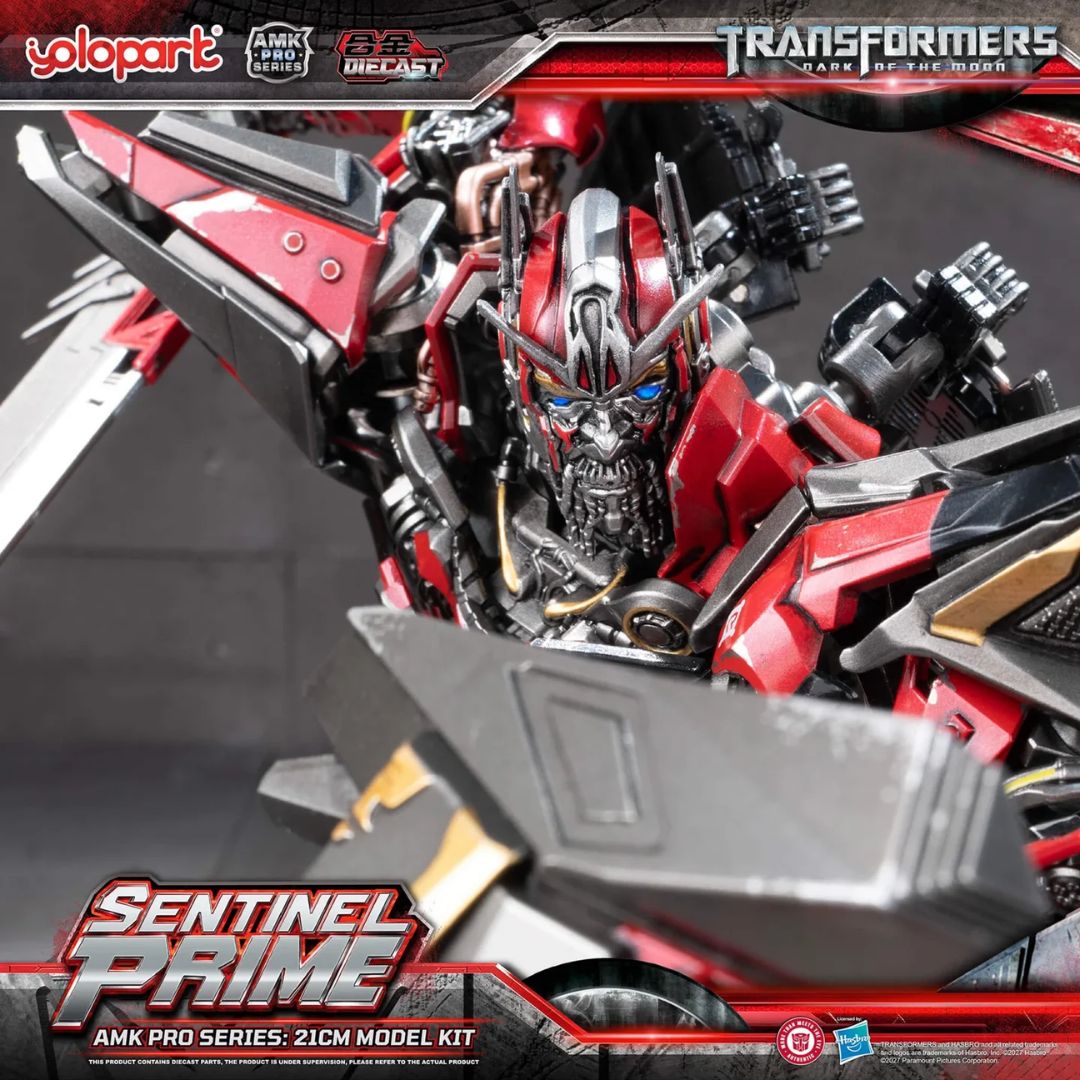 Transformers: Dark Of The Moon: Amk Pro Series Sentinel Prime Collection Edition Model Kit By Yolo Park