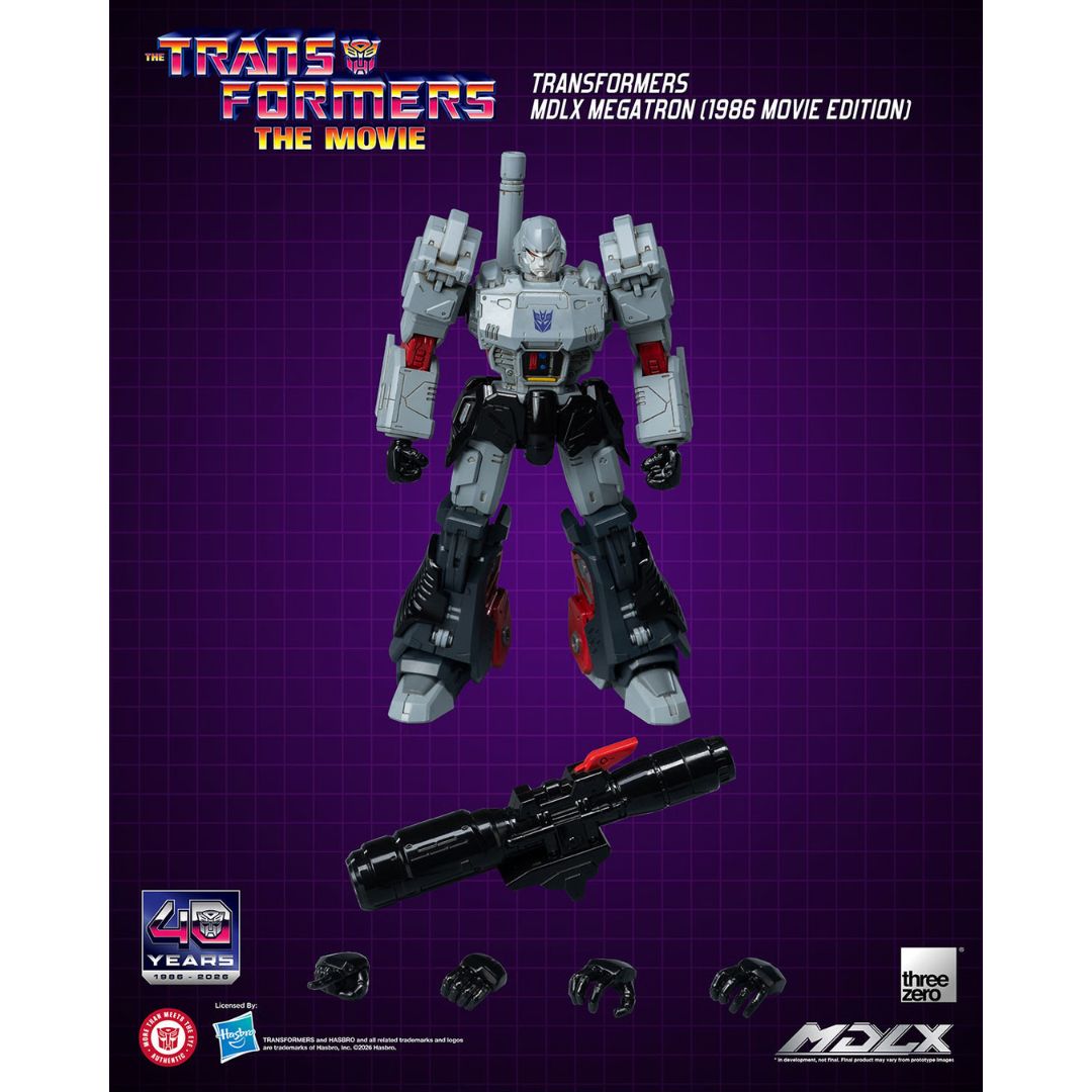 Transformers Megatron 1986 Movie Edition Mdlx Action Figure By Threezero