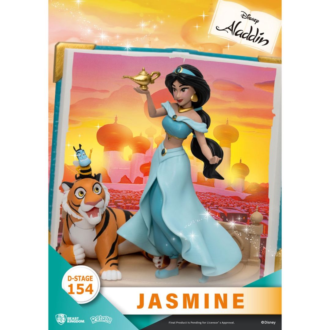 Aladdin Disney Story Book Series Jasmine D-Stage Statue by Beast Kingdom -Beast Kingdom - India - www.superherotoystore.com