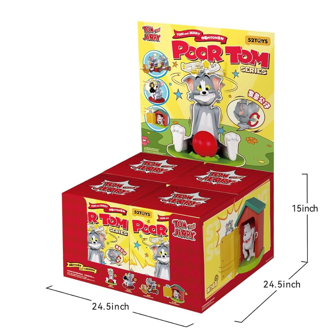 TOM AND JERRY - "POOR TOM" BLIND BOX FIGURE BY 52TOYS