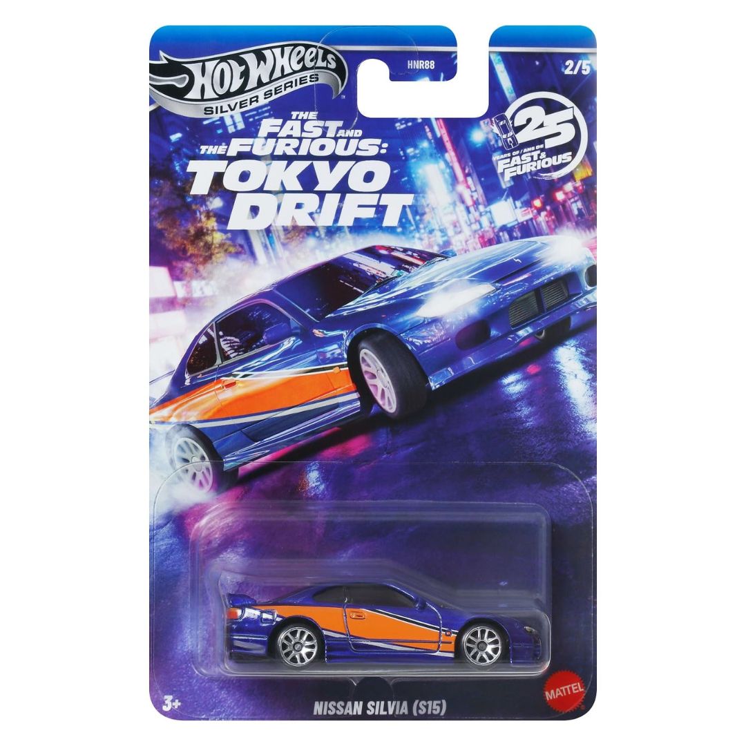 Hot Wheels Fast and Furious Tokyo Drift Nissan Silvia (S15) By Hot Wheels (2/5) -Hot Wheels - India - www.superherotoystore.com