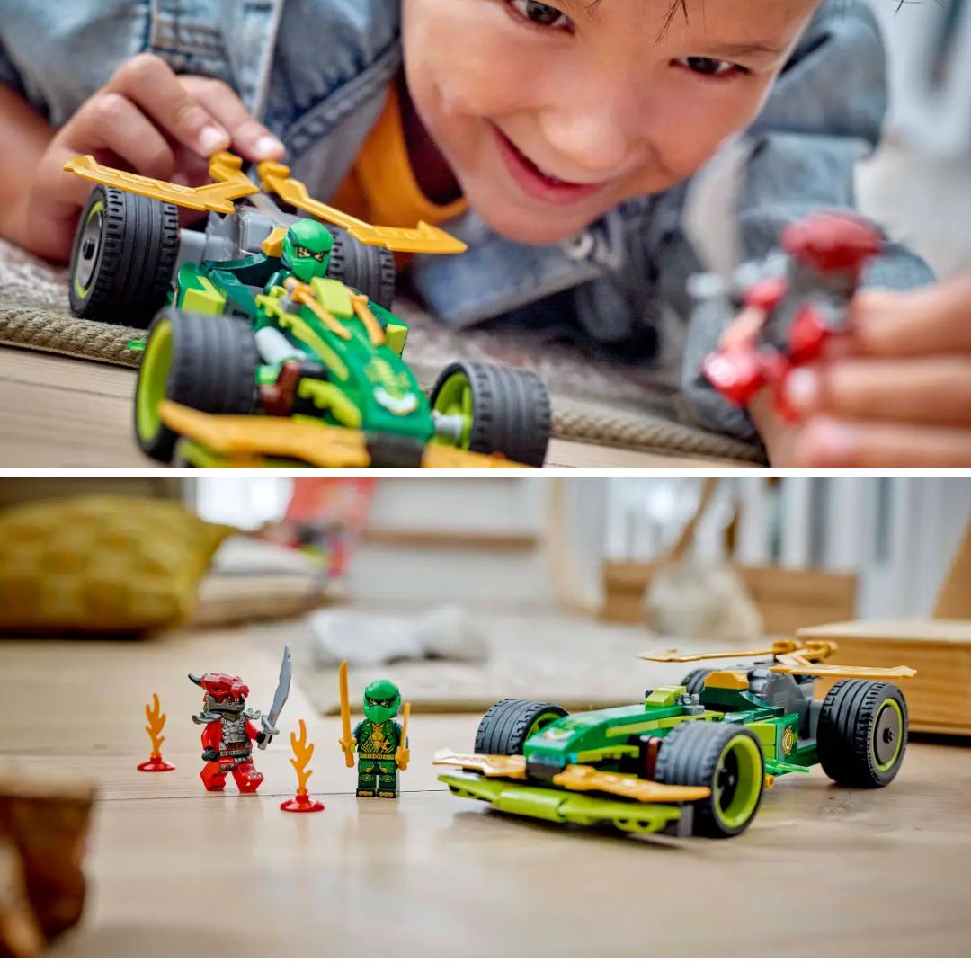 Ninjago Lloyd'S Pull-Back Race Car By Lego -Lego - India - www.superherotoystore.com