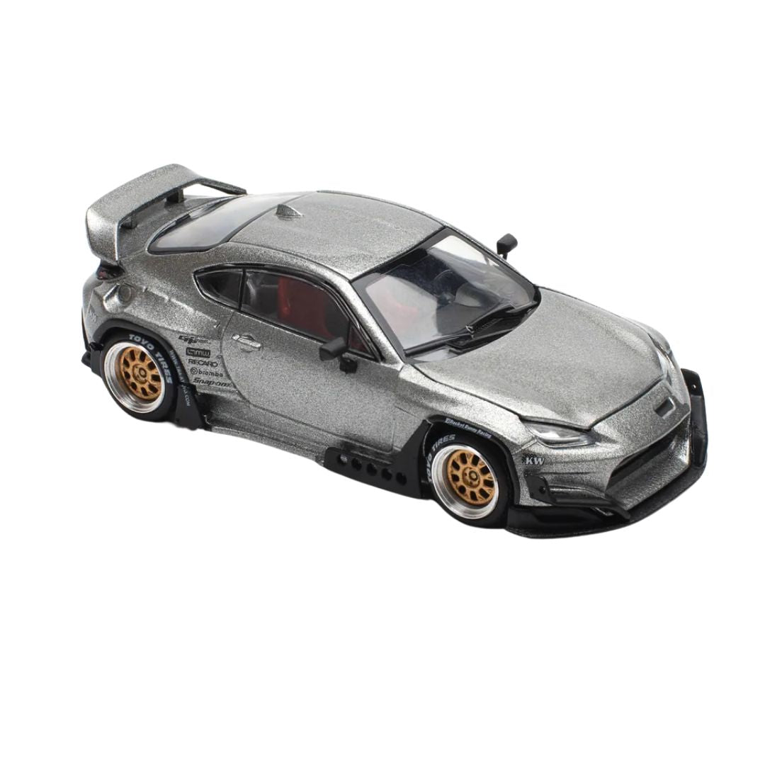 Pandem GR 86 Silver 1:64 Scale Diecast Car By Pop Race -Pop Race - India - www.superherotoystore.com