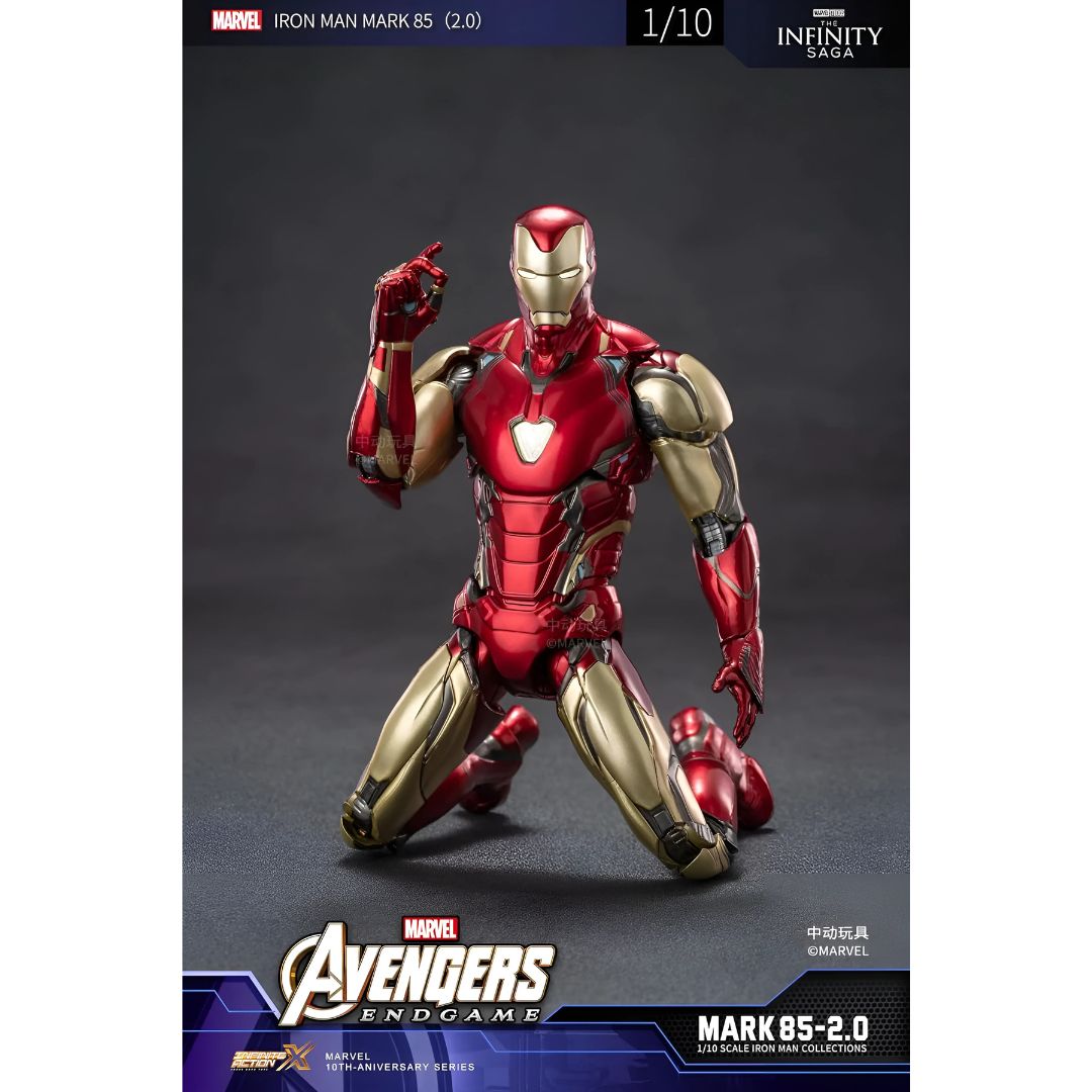 Iron Man Mk85 With Lighting Functionaction Figure By Zd Toys -ZD Toys - India - www.superherotoystore.com