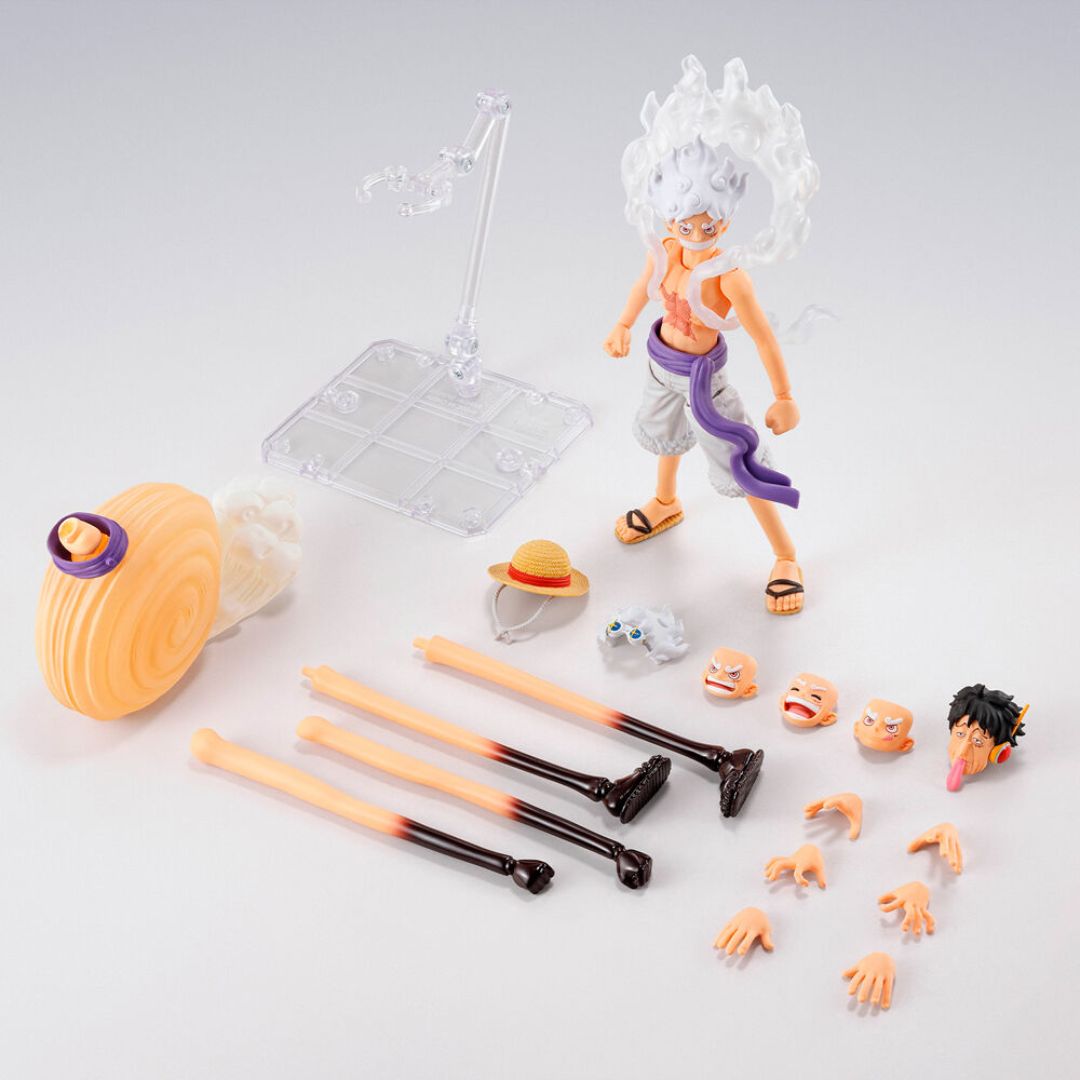 S.H.Figuarts Monkey.D.Luffy -Gear5 Future Island Egghead- By Tamashii Nations -Tamashii Nations - India - www.superherotoystore.com