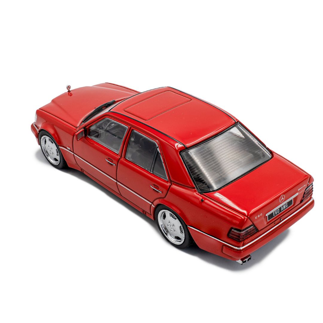 1:43 Mercedes-Benz (W124) E60 Amg Signal Red 1994 By Solido