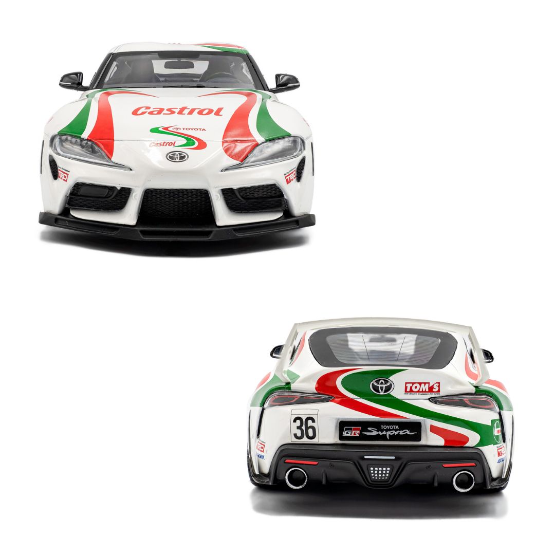 1:18 Toyota Gr Supra Toyota Racing Tribute White 2024 By Solido