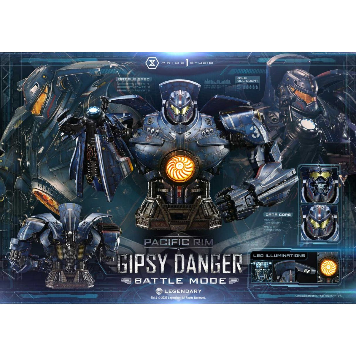 Gipsy Danger Battle Mode (Regular Version) Statue By Prime1 Studios -Prime 1 Studio - India - www.superherotoystore.com