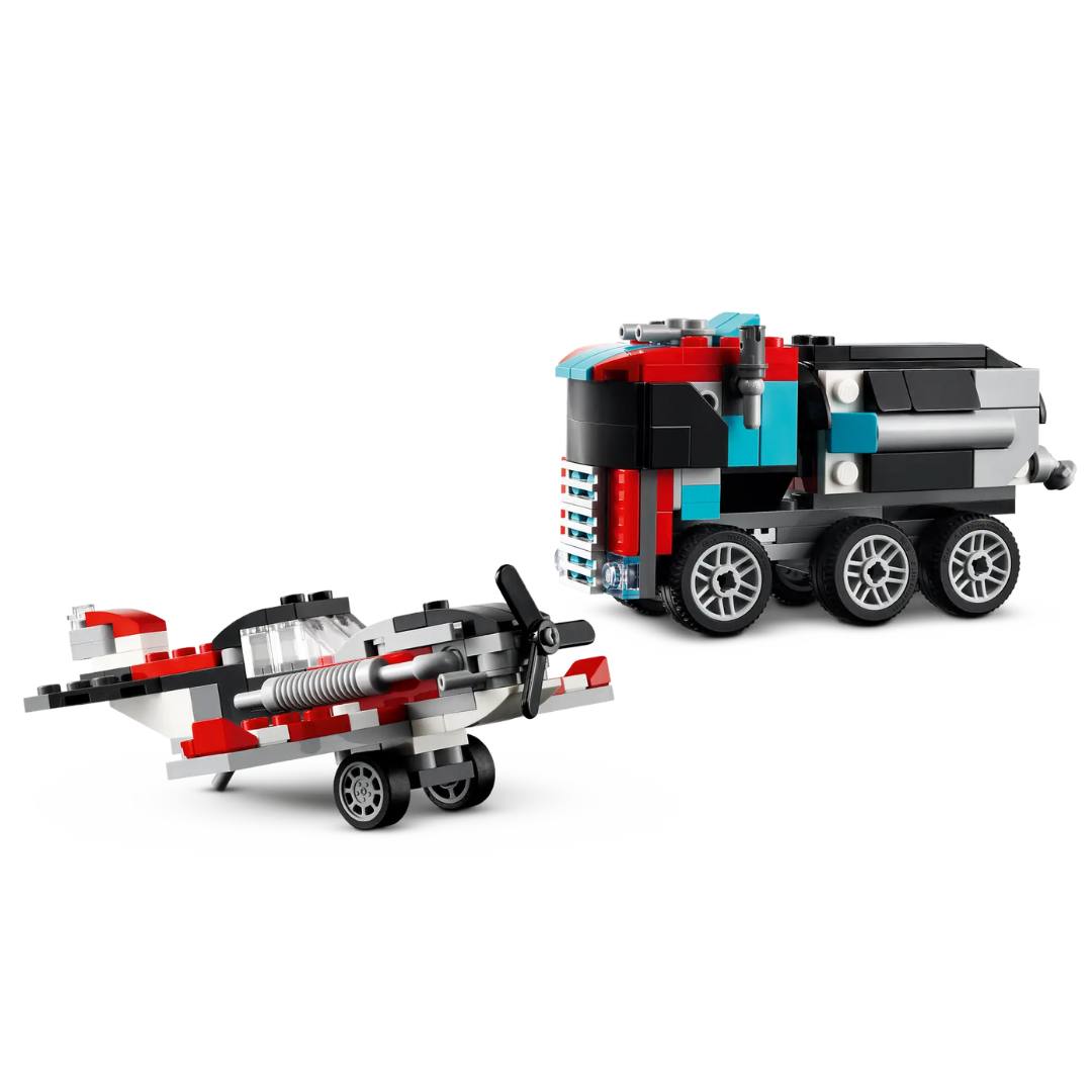 Lego Creator Flatbed Truck with Helicopter -Lego - India - www.superherotoystore.com