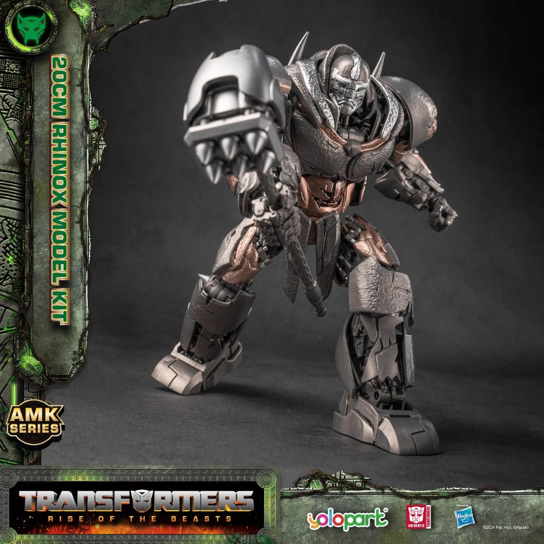 Transformers Rise Of The Beasts: Amk Series 20Cm Rhinox Model Kit By Yolo Park -Yolo Park - India - www.superherotoystore.com