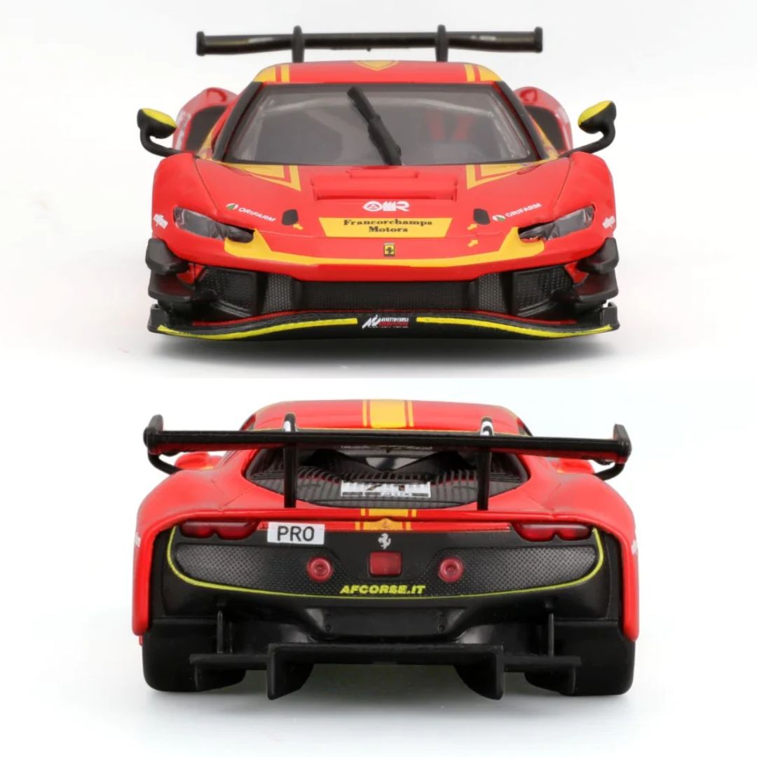 Ferrari Racing 296 GT3 1:43 Scale Die-Cast Car By Bburago -Bburago - India - www.superherotoystore.com