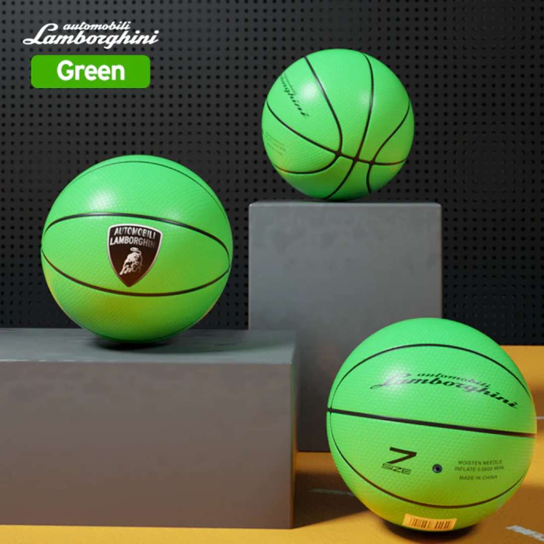 LAMBORGHINI Basket Ball- GREEN Size 7 by Mesuca -Mesuca - India - www.superherotoystore.com