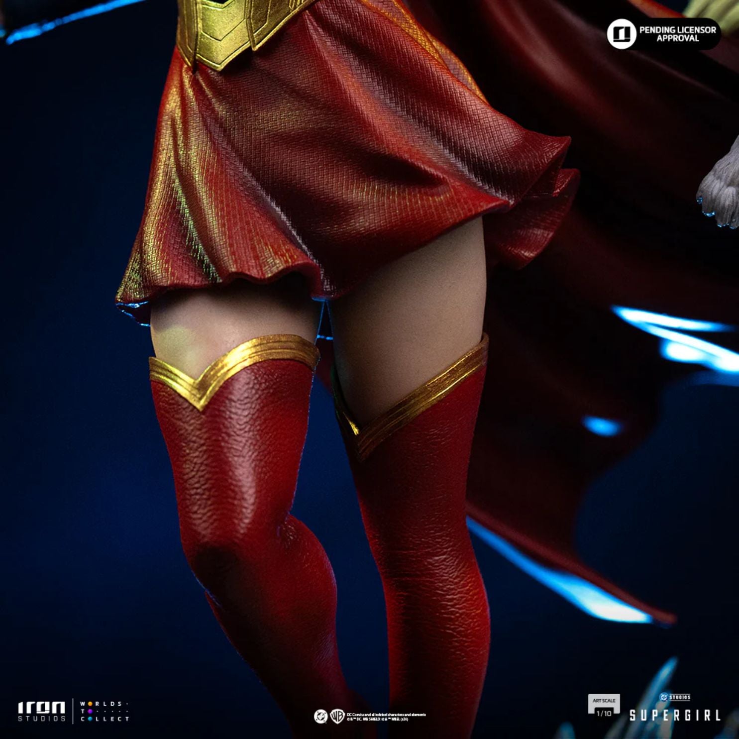 Supergirl Movie Supergirl & Krypto Statue By Iron Studios