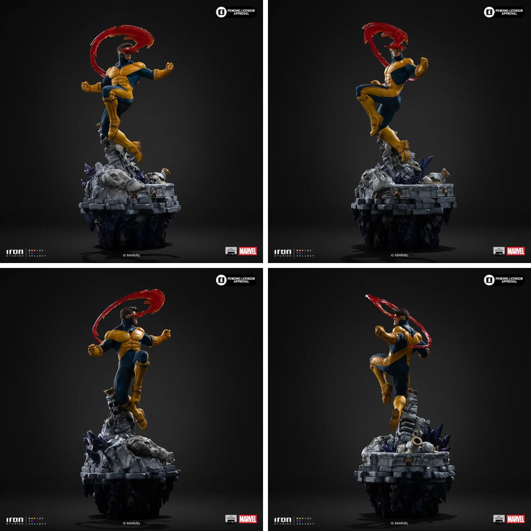 X-Men Cyclops Infinity Gauntlet Diorama  Bds Statue By Iron Studios