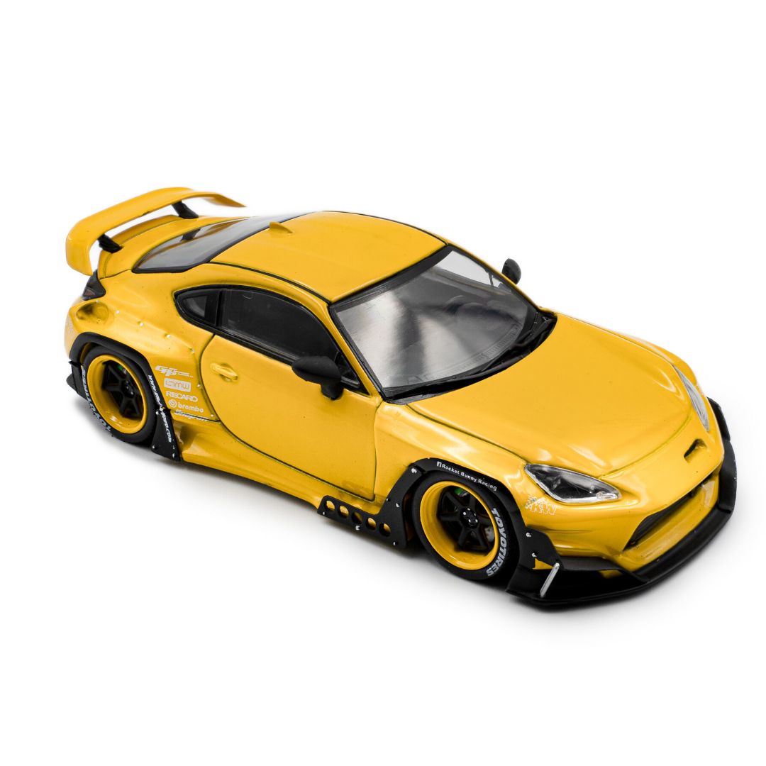 1:43 Pandem Toyota Gr86 Yellow 2022 By Solido