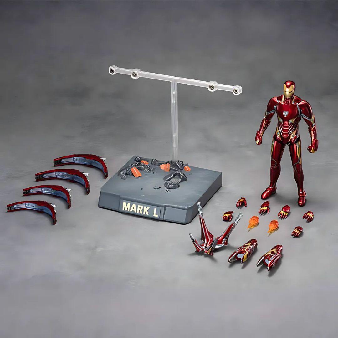 Iron Man Mk85--Movie Scene Setaction Figure By Zd Toys
