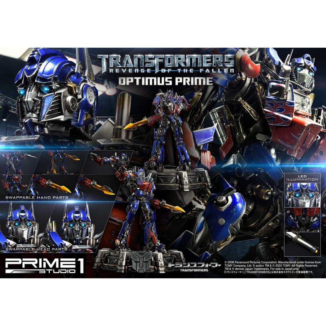 Transformers: Revenge Of The Fallen (Film) Optimus Prime Statue By Prime1 Studios -Prime 1 Studio - India - www.superherotoystore.com
