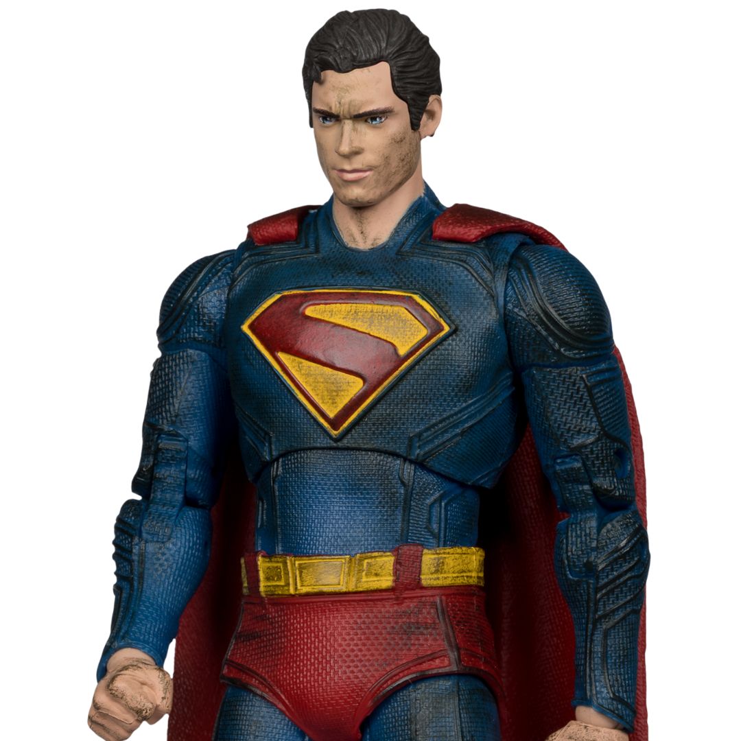 Superman Battle Damage Superman Movie Action Figure By Mcfarlane Toys -McFarlane Toys - India - www.superherotoystore.com