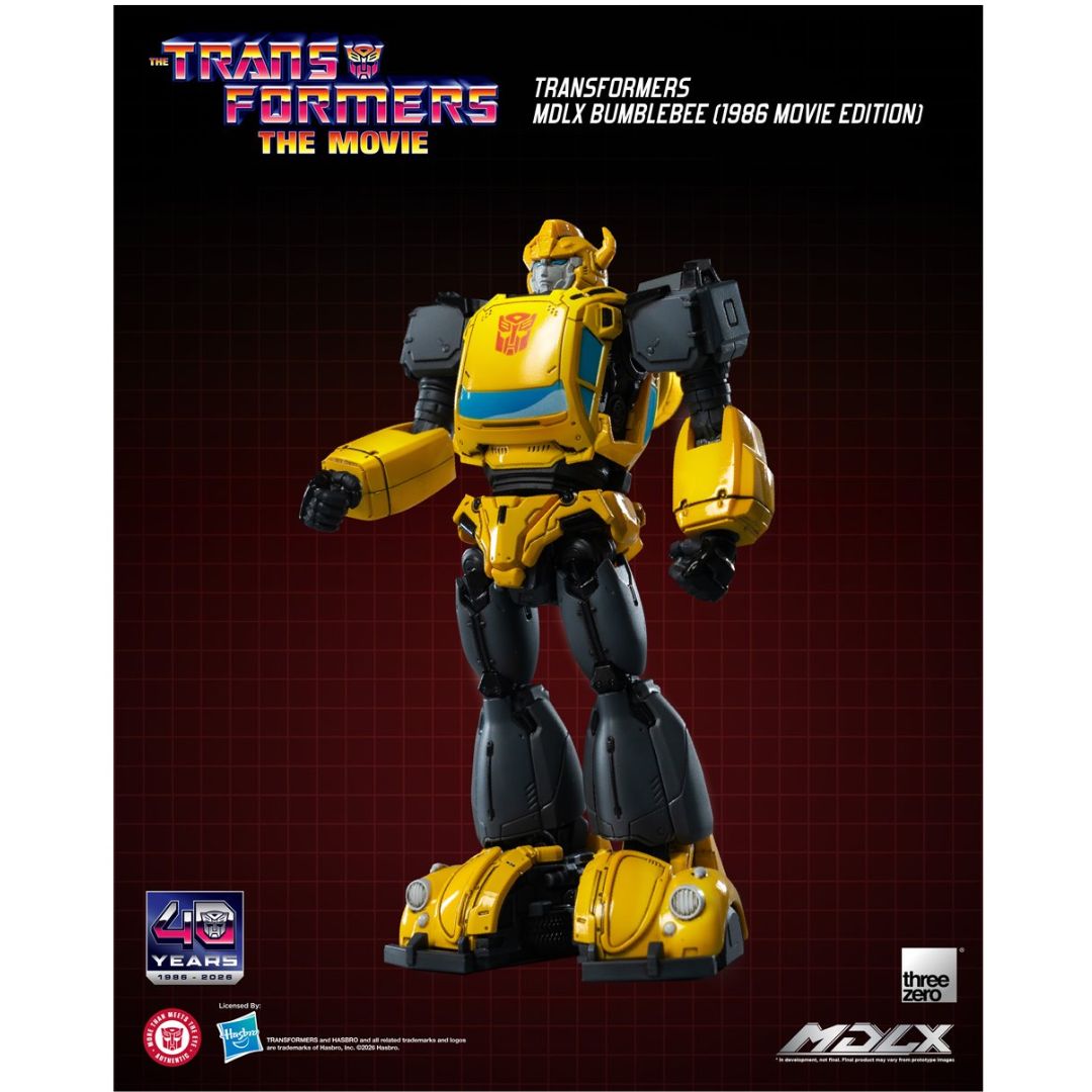 Transformers Bumblebee 1986 Movie Edition Mdlx Action Figure By Threezero