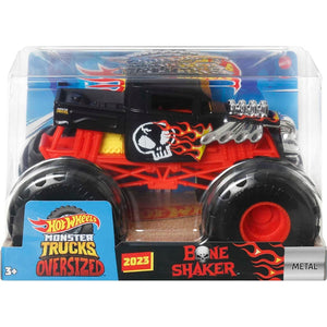 2023 Black 1:24 Scale Bone Shaker Monster Truck by Hot Wheels -Hot Wheels - India - www.superherotoystore.com
