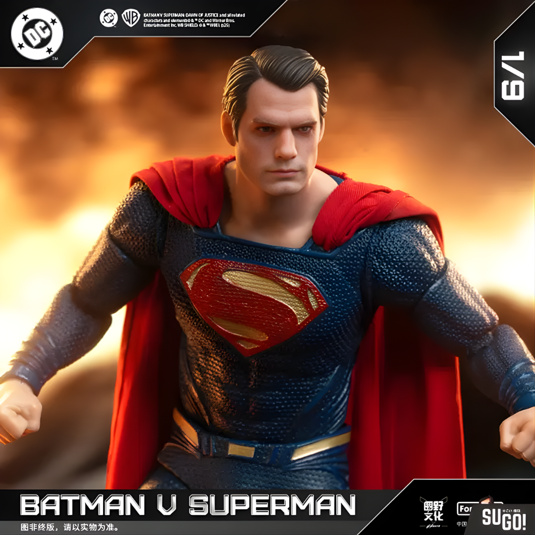 Dc Batman Vs Superman Deluxe Set - Armoued Batman And Superman 2 Pack Action Figure By Fondjoy