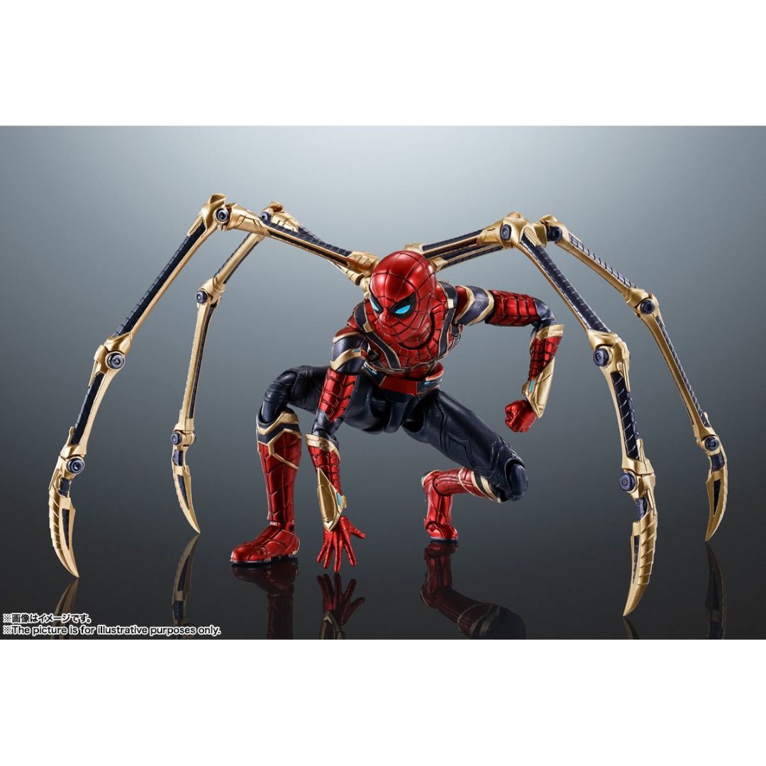 Spider-Man: No Way Home Iron Spider S.H. Figuarts Reissue By Tamashii Nations -Tamashii Nations - India - www.superherotoystore.com