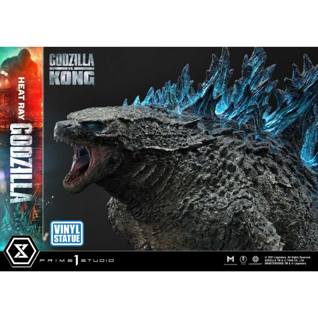 Godzilla Vs Kong Heat Ray Godzilla Vinyl Statue By Prime 1 Studios -Prime 1 Studio - India - www.superherotoystore.com