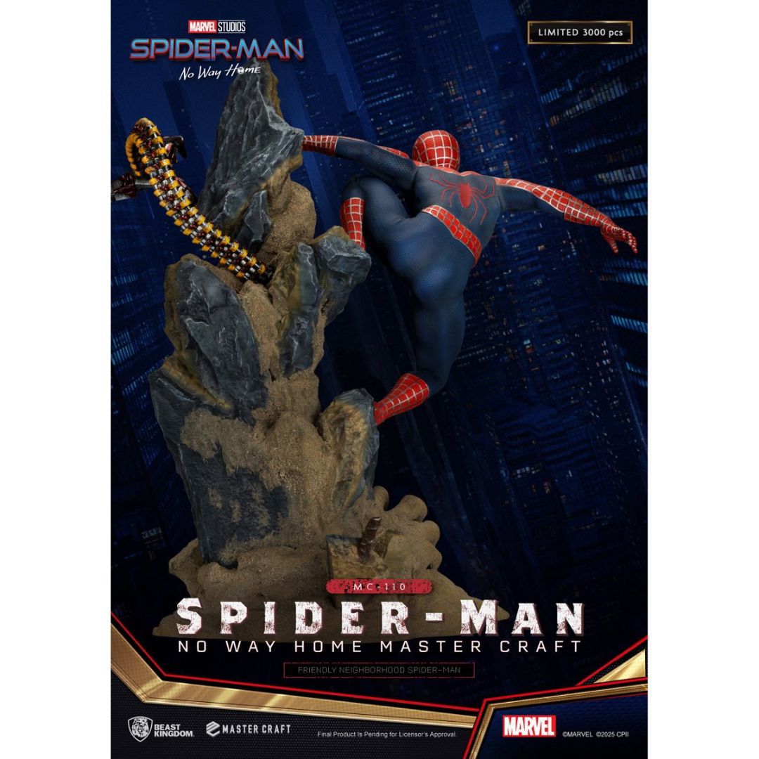 Spider-Man: No Way Home Friendly Neighborhood Spider-Man Master Craft Statue By Beast Kingdom -Beast Kingdom - India - www.superherotoystore.com
