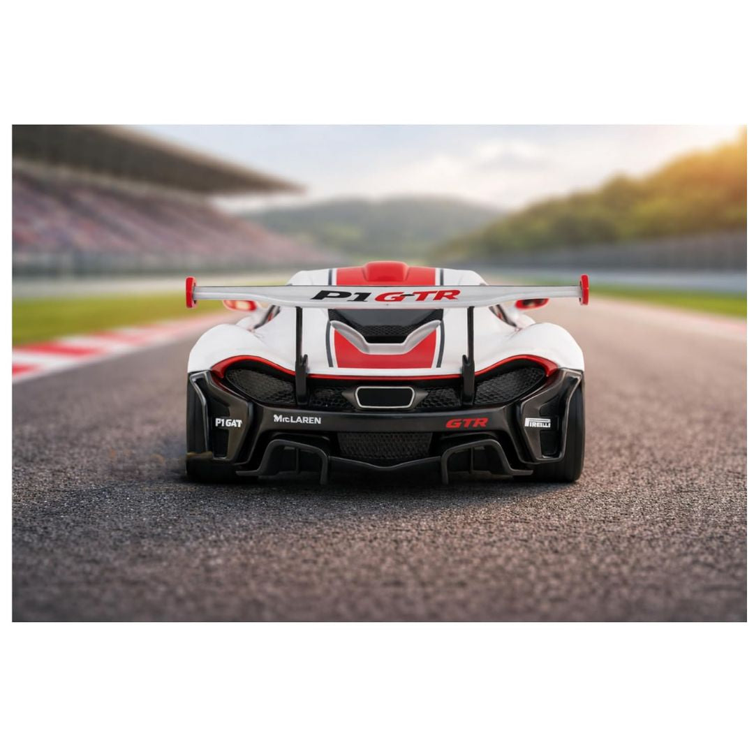 White Mclaren P1 GTR 1:40 Scale Die-Cast Car By MSZ -MSZ - India - www.superherotoystore.com