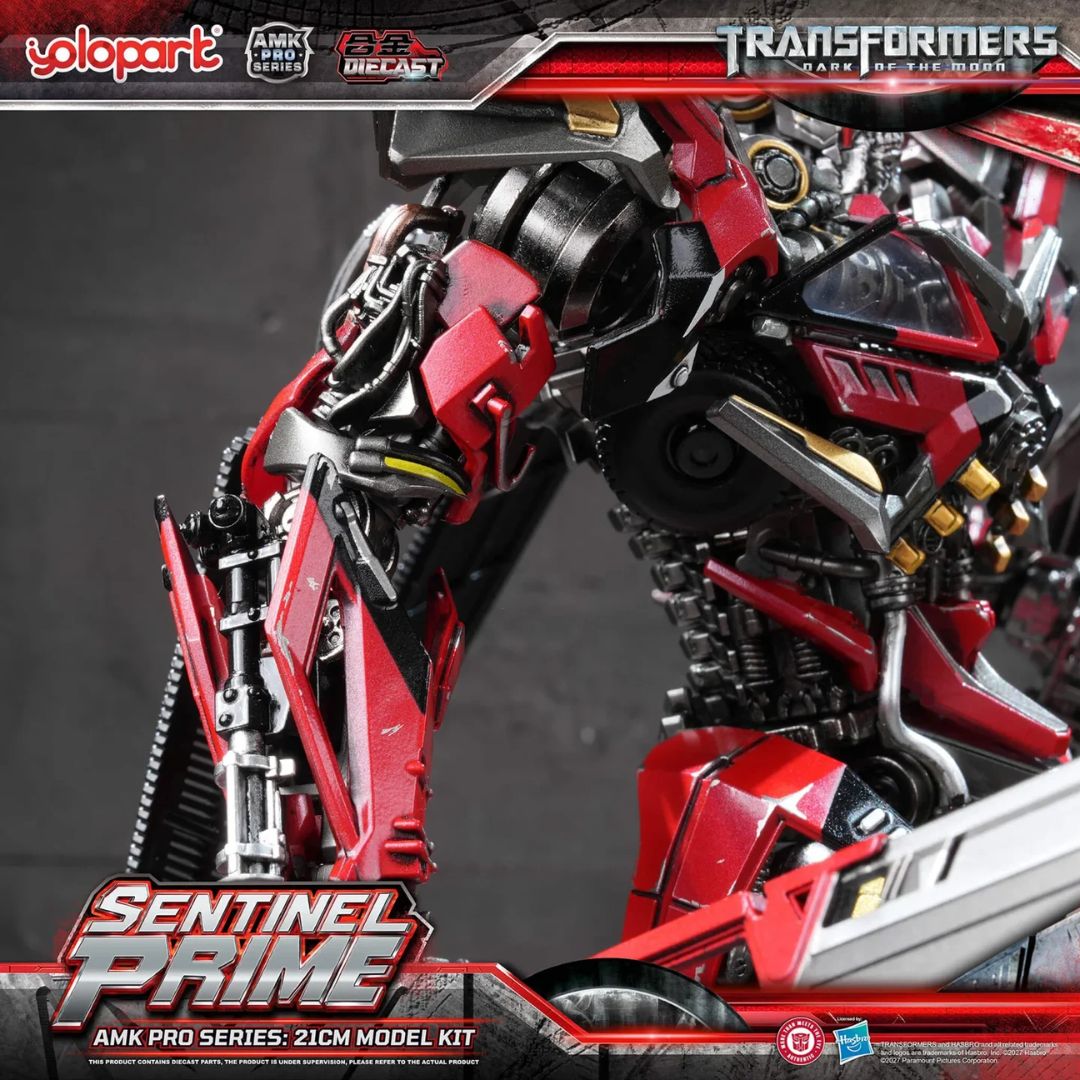 Transformers: Dark Of The Moon: Amk Pro Series Sentinel Prime Collection Edition Model Kit By Yolo Park