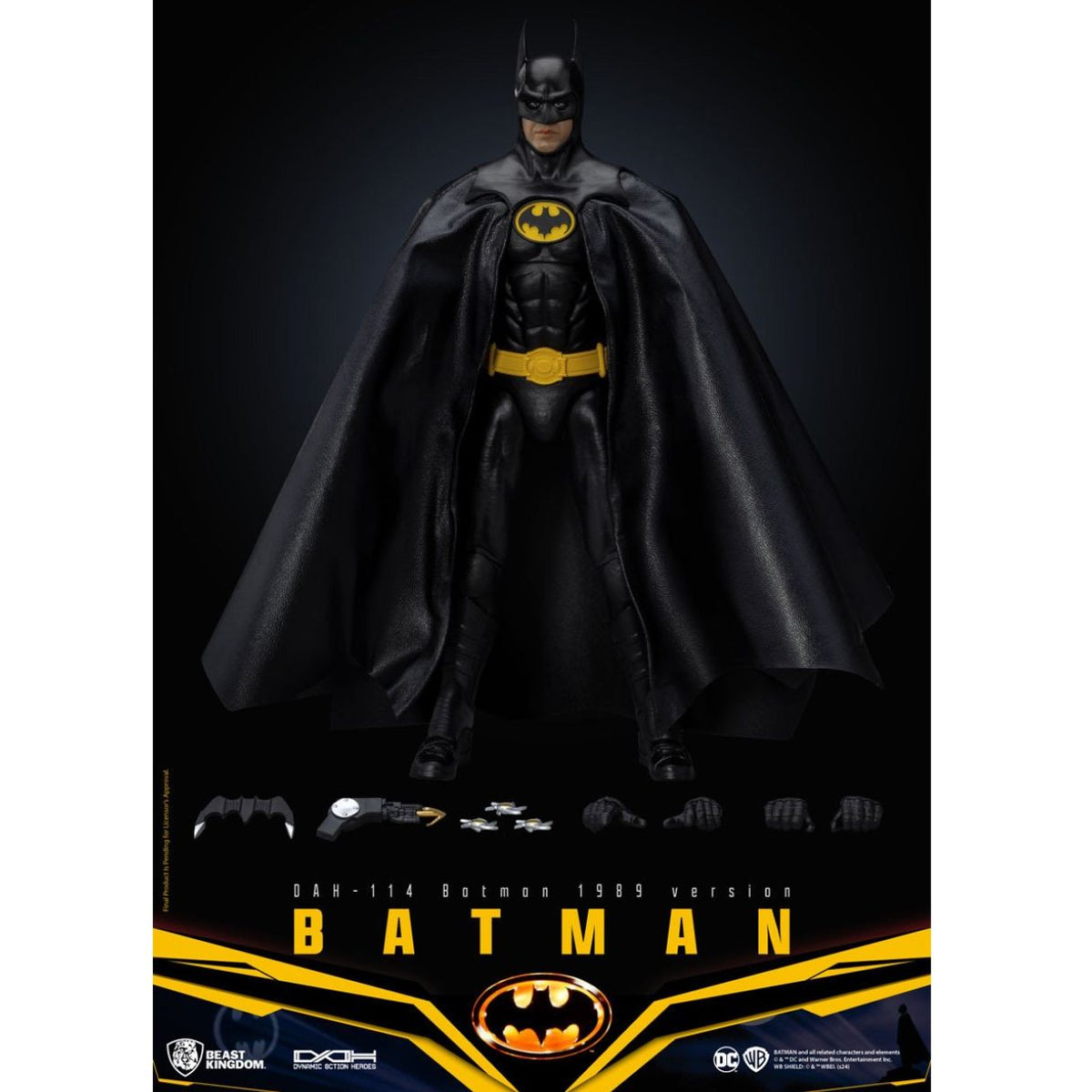 DAH-114 Batman 1989 version Action Figure by Beast Kingdom -Beast Kingdom - India - www.superherotoystore.com