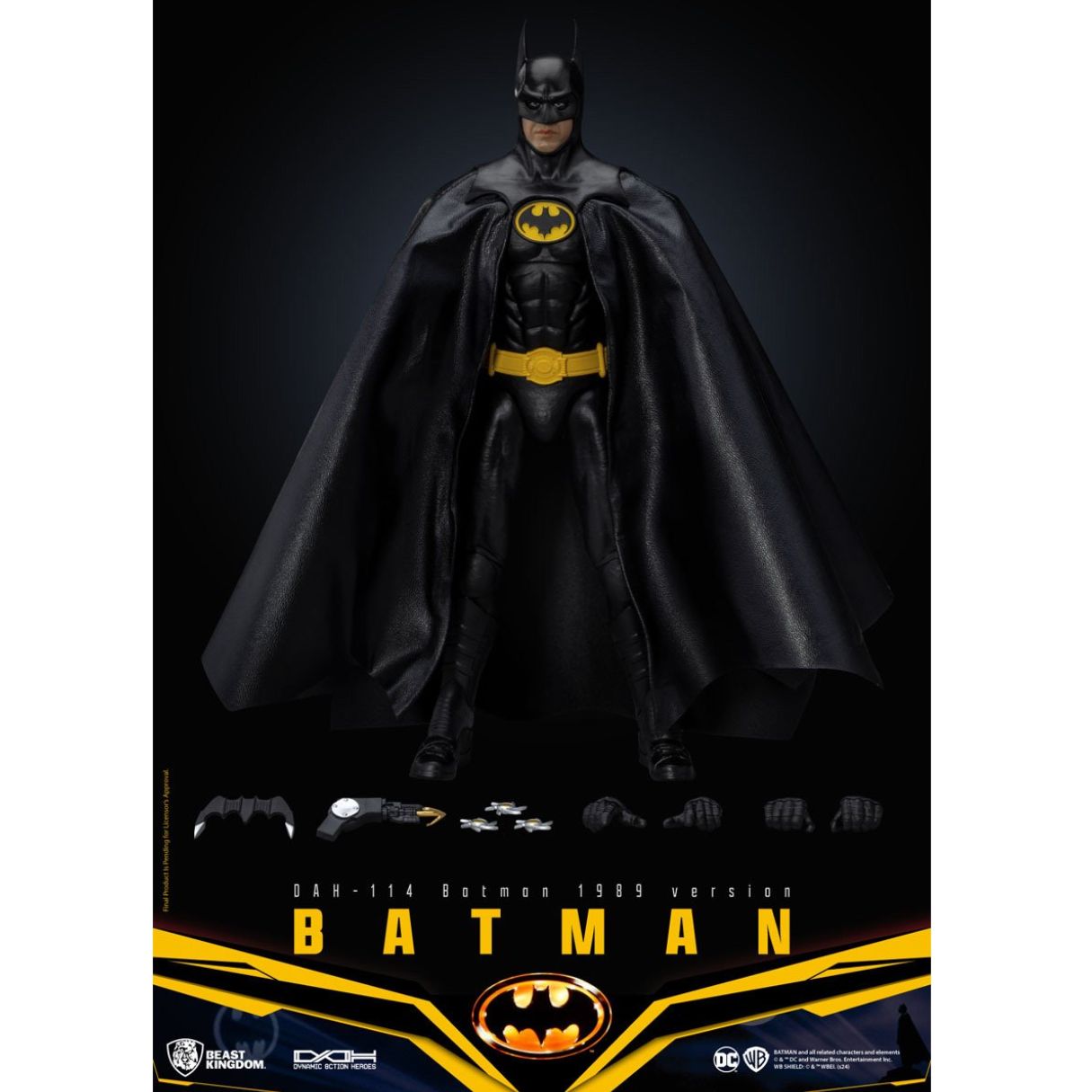 DAH-114 Batman 1989 version Action Figure by Beast Kingdom -Beast Kingdom - India - www.superherotoystore.com