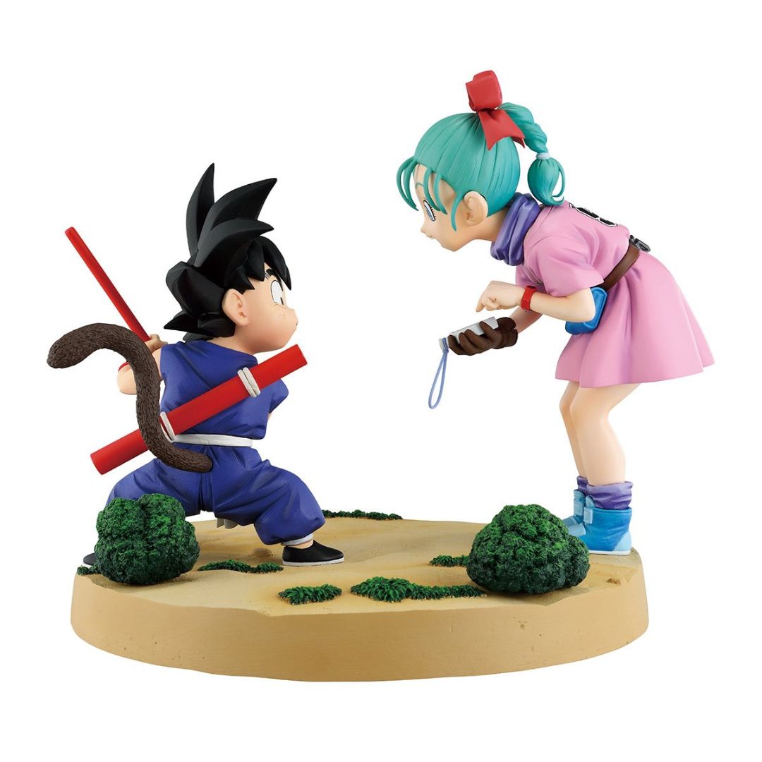 Dragon Ball Son Goku And Bulma Fantastic Adventure 3 Ichibansho Statue By Bandai