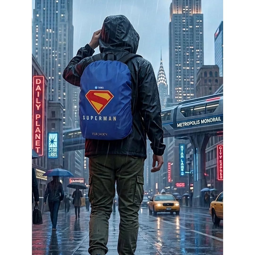 The Rainproof Cape Blue By Fur Jaden