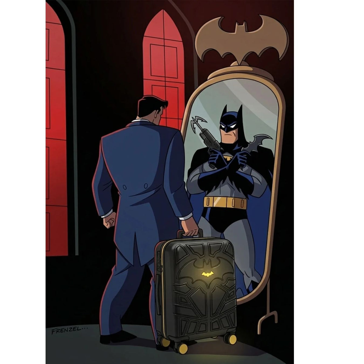 Batman The Dark Knight Luggage By Fur Jaden
