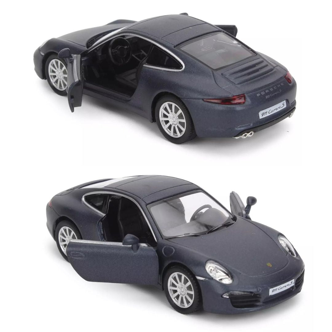 Blue Porsche 911 Carrera S 1:43 Scale Die-Cast Car By RMZ