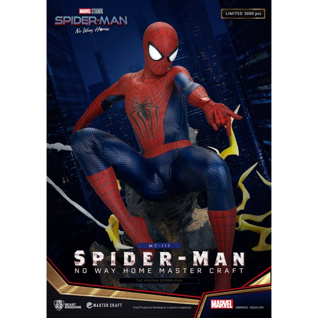 Spider-Man: No Way Home The Amazing Spider-Man Mc-111 Master Craft Statue By Beast Kingdom -Beast Kingdom - India - www.superherotoystore.com