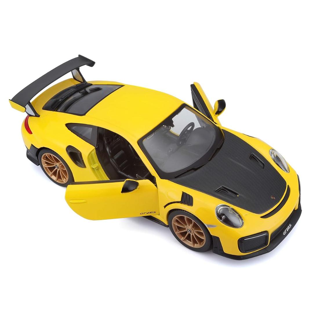 Yellow Porsche 911 GT2 RS 1:24 Scale Die-Cast Car by Maisto -Maisto - India - www.superherotoystore.com