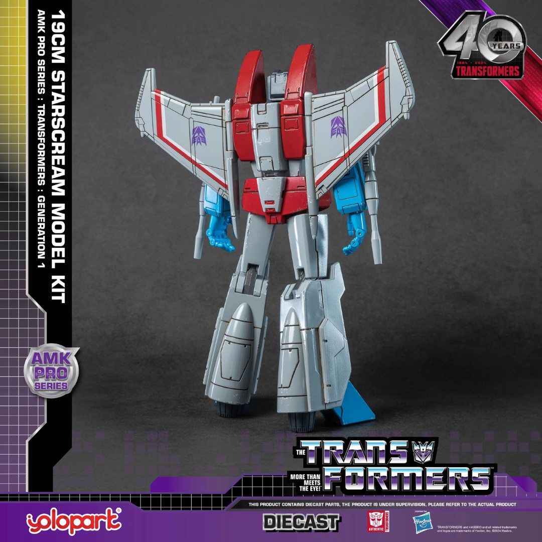 Transformers: Generation One Amk Pro Series 19Cm Starscream Model Kit By Yolo Park -Yolo Park - India - www.superherotoystore.com