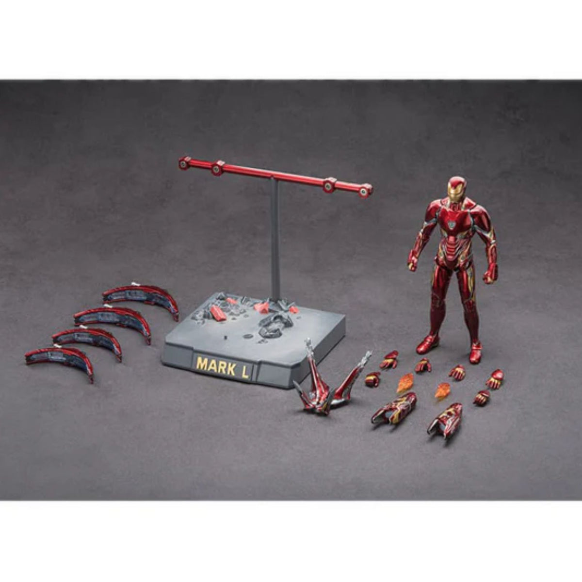 Iron Man Mk5 Movie Scene Set Action Figure By Zd Toys -ZD Toys - India - www.superherotoystore.com