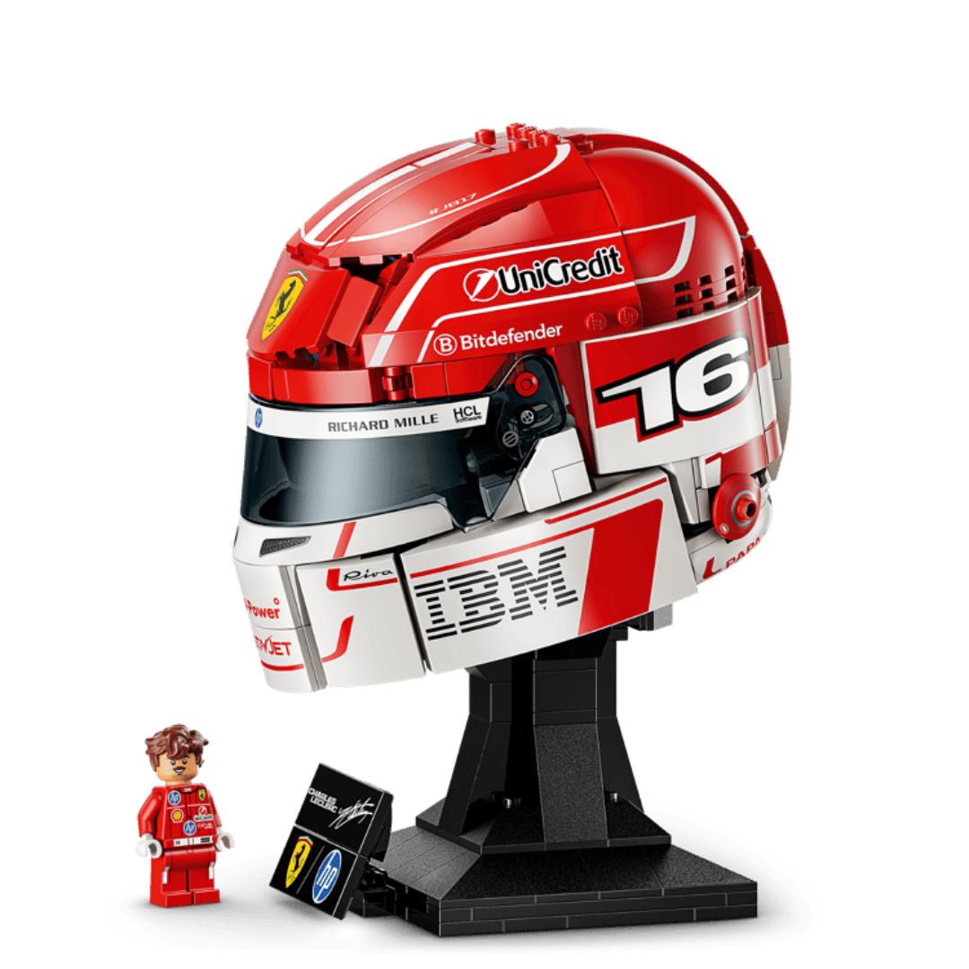 Scuderia Ferrari Hp Charles Leclerc Helmet By Lego