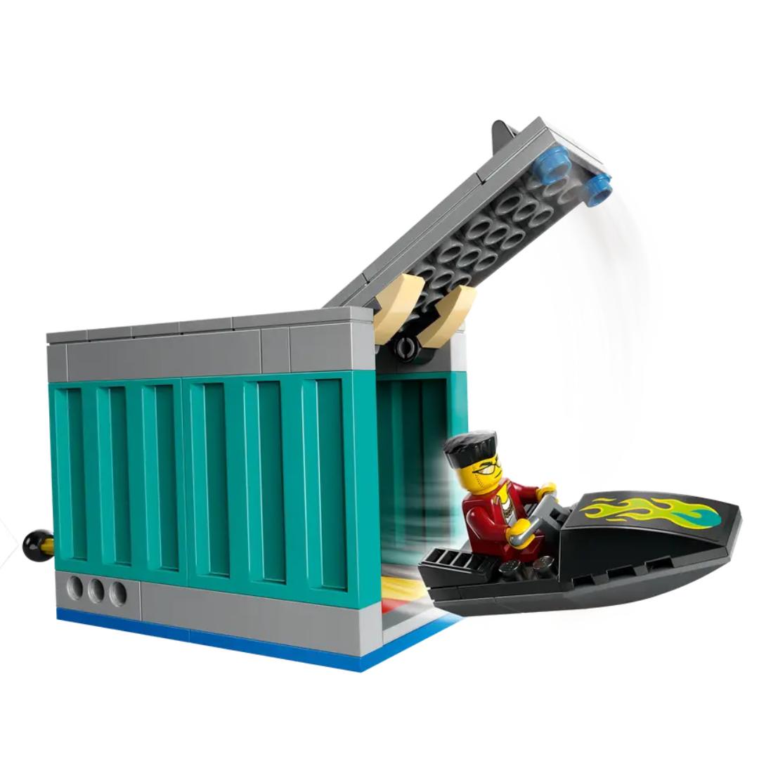 Lego City Police Speedboat and Crooks' Hideout -Lego - India - www.superherotoystore.com