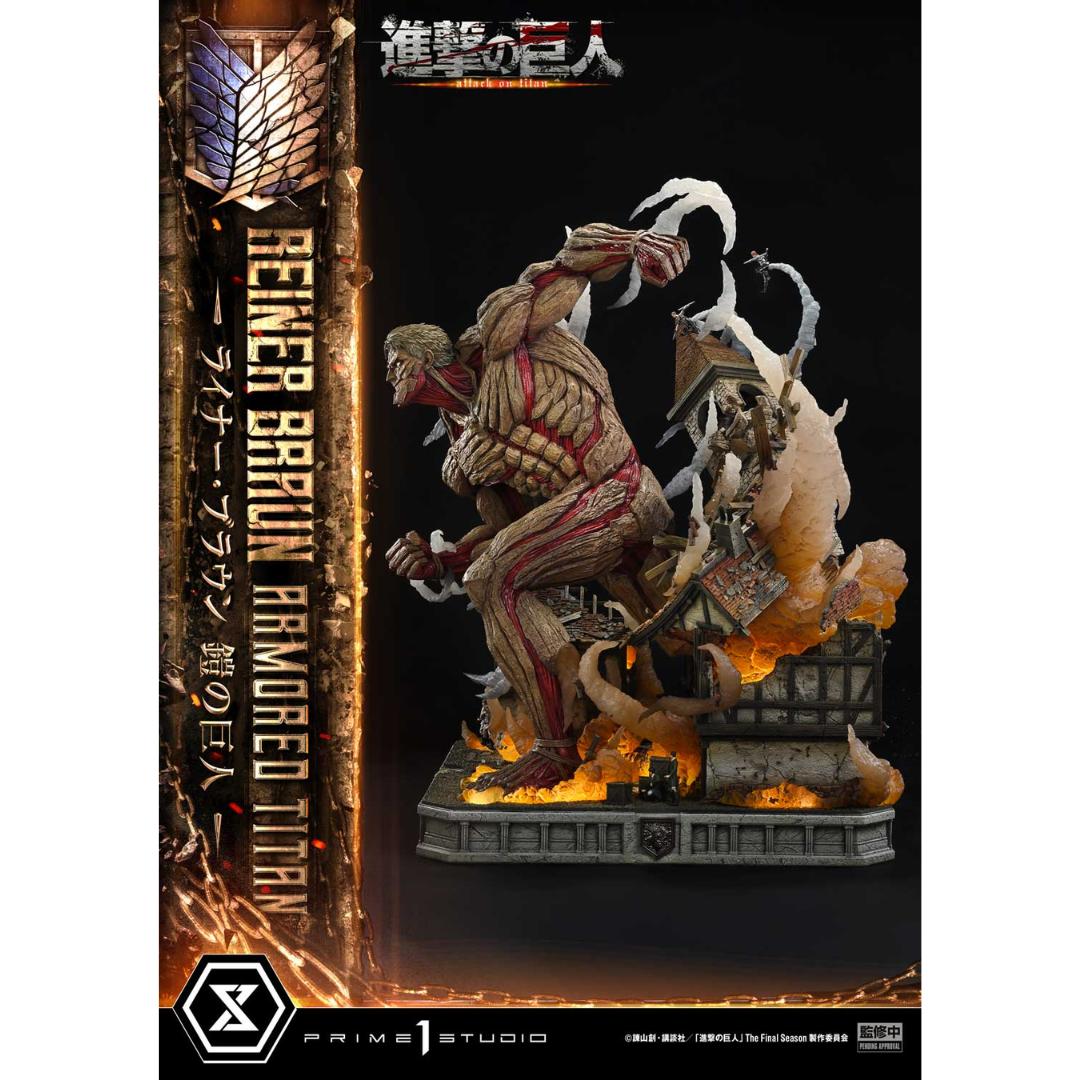 Tv Animation Attack On Titan Reiner Braun Statue By Prime1 Studios -Prime 1 Studio - India - www.superherotoystore.com