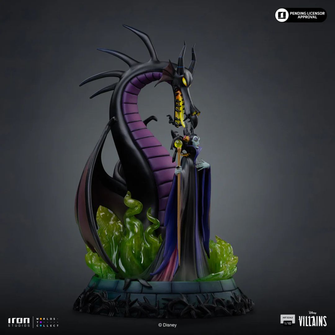 Disney'S Villians Maleficent Statue By Iron Studios