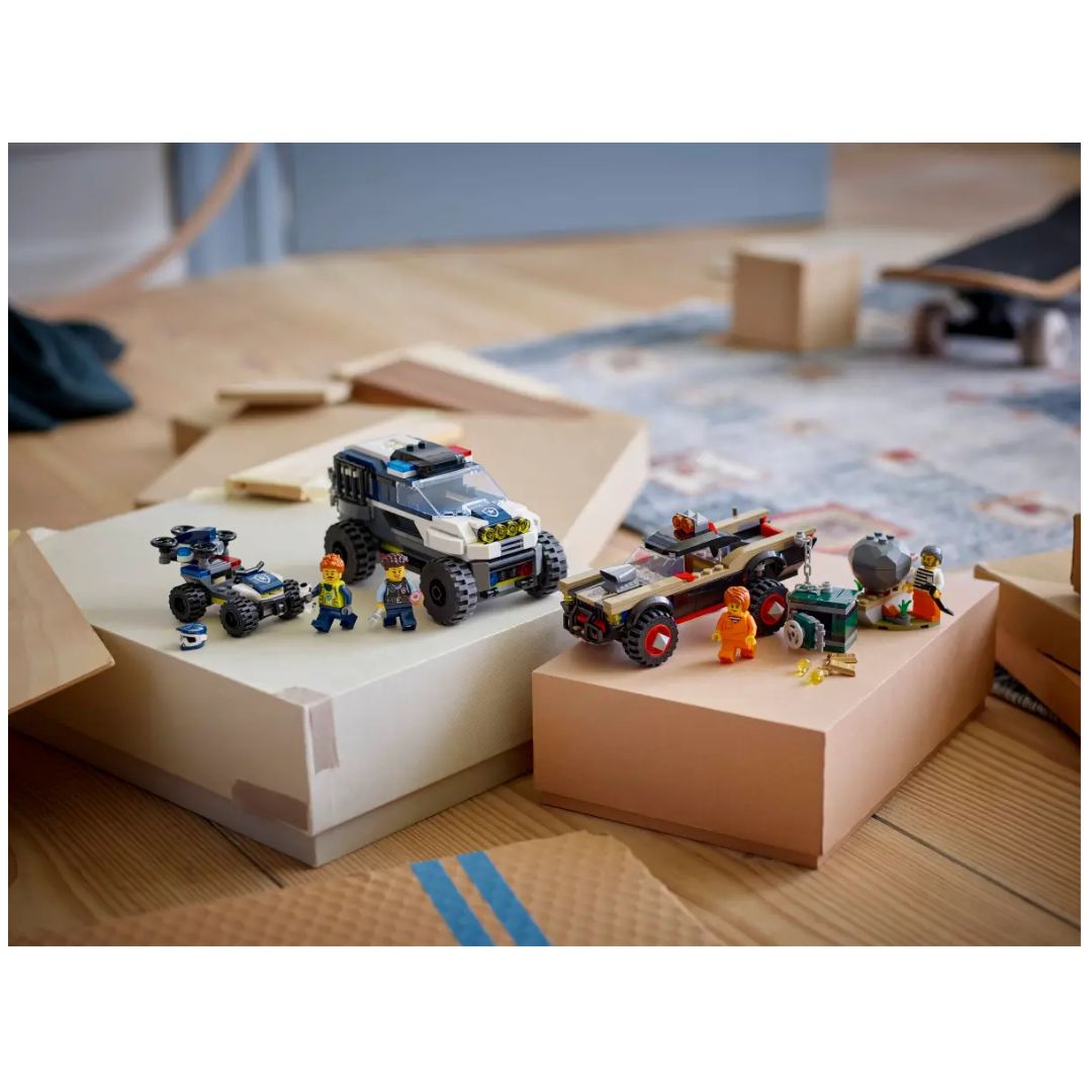 Off-Road Police Car Chase By Lego