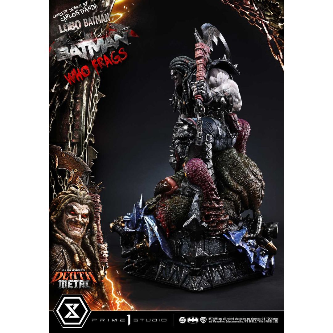 Dark Nights: Death Metal (Comics) Lobo Batman: Batman Who Frags Statue By Prime1 Studios